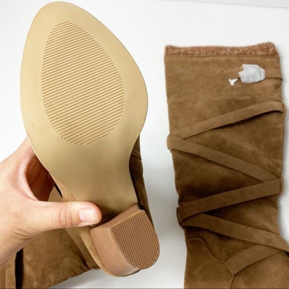 JUSTFAB ALEEMA OVER THE KNEE WINTER WOMEN BOOTS US SIZE 8 NEW - Picture 2 of 8